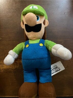 Nintendo Luigi Plush - Green Hat & Shirt, Blue Overalls